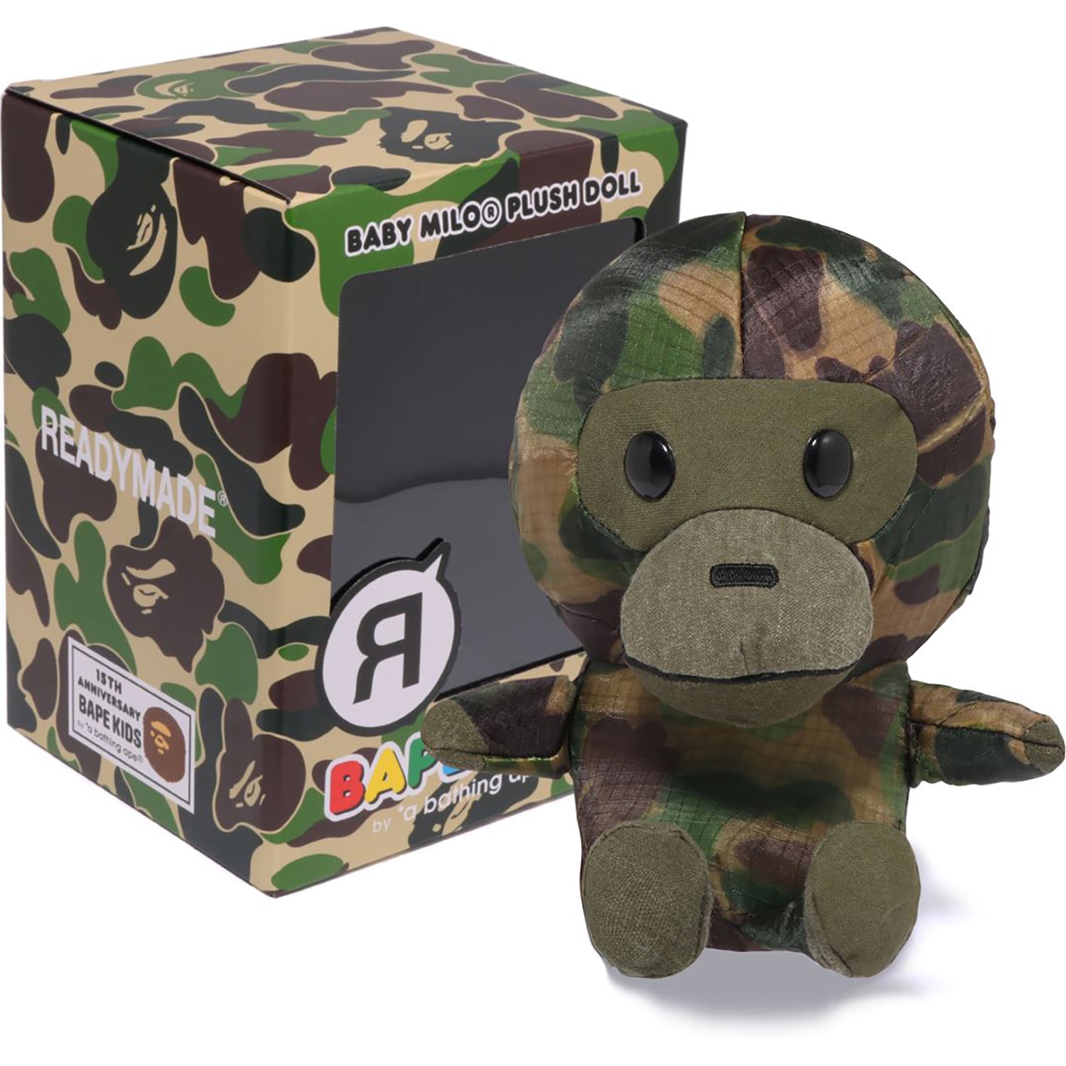 BK15TH ANNIVERSARY X READYMADE ABC CAMO PLUSH DOLL KIDS – us.bape.com