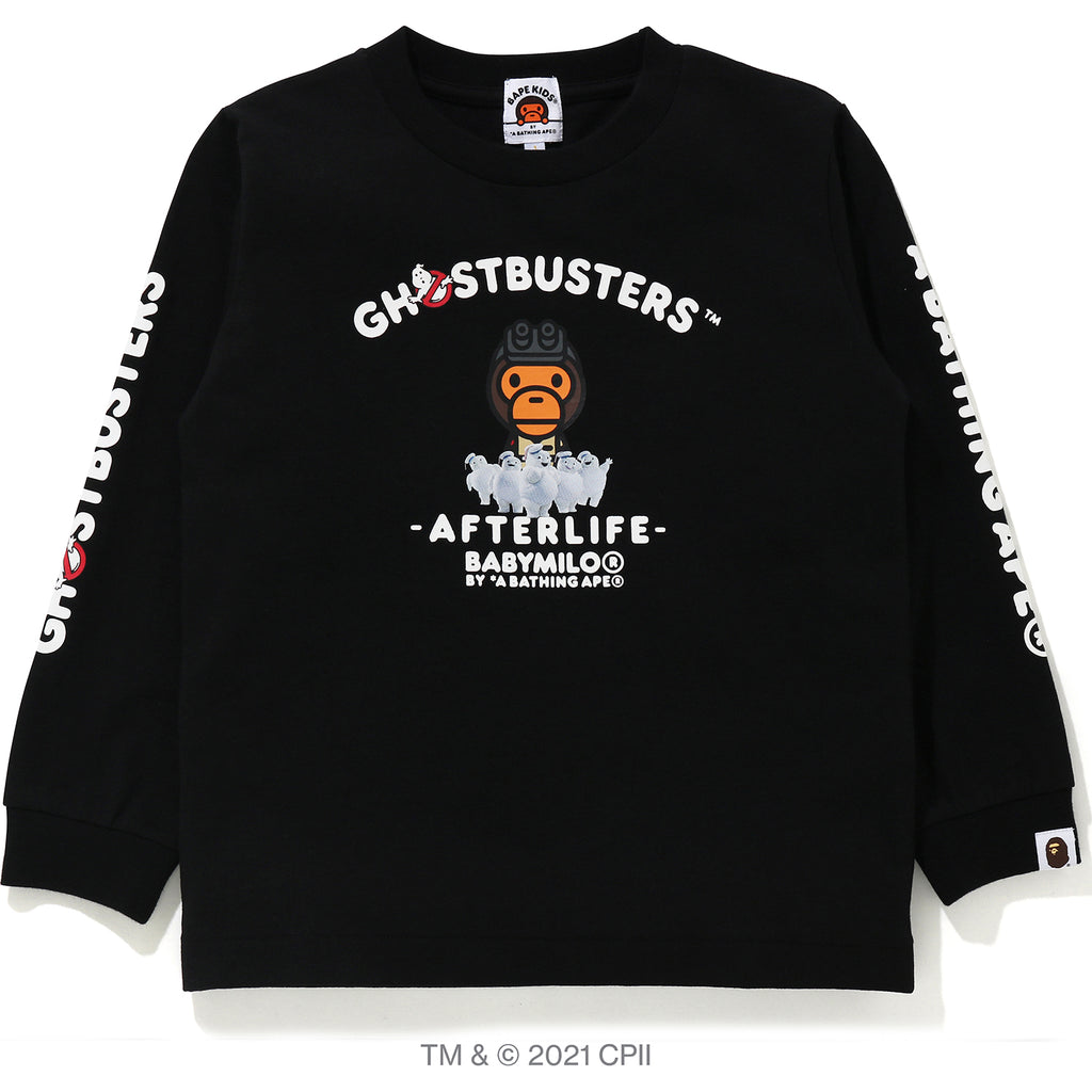 BAPE X GHOSTBUSTERS BABY MILO LONG SLEEVE TEE K - Tシャツ/カットソー