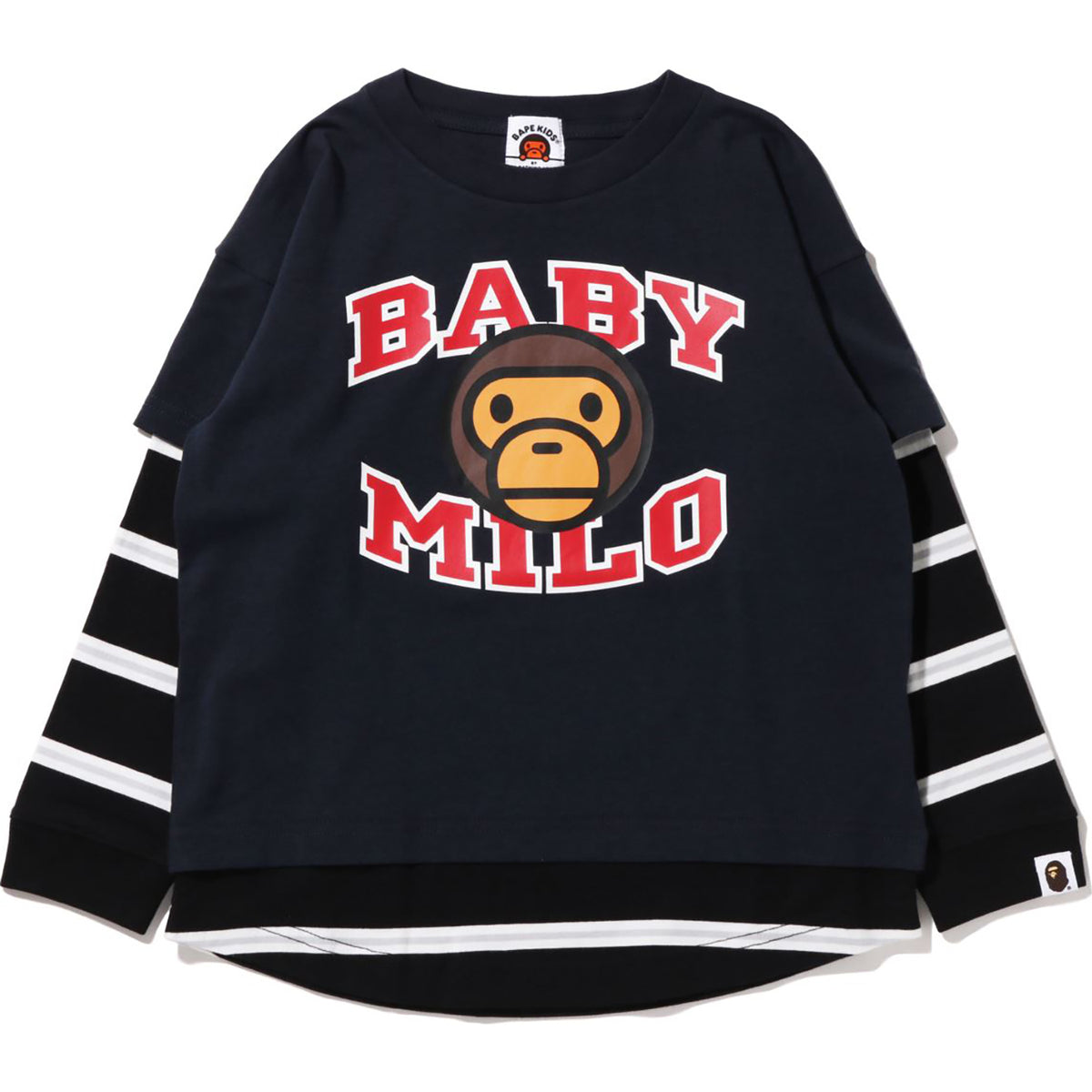 BABY MILO COLLEGE LAYERED LOOSE FIT L/S KIDS