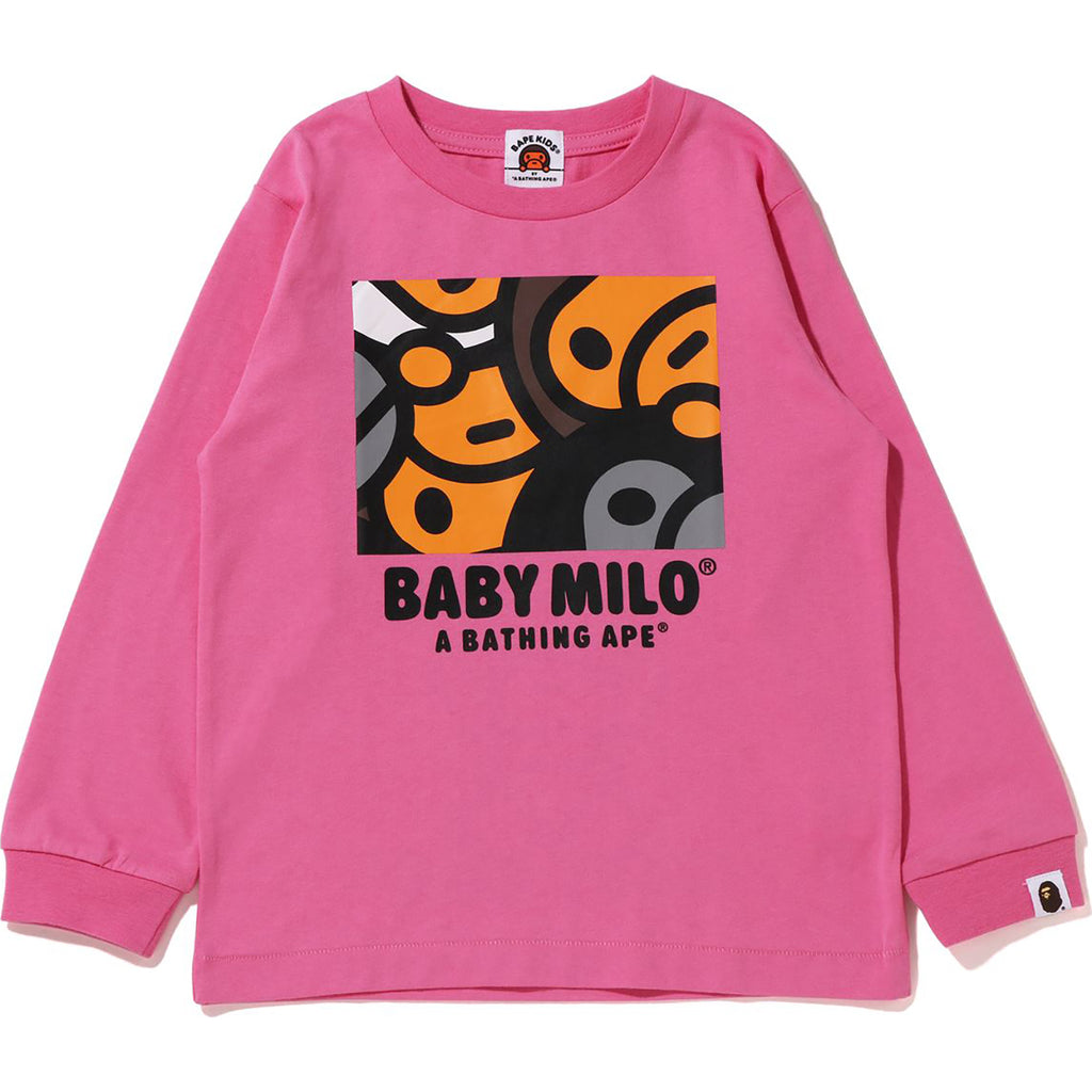 ALL BABY MILO MIX L/S TEE KIDS | us.bape.com