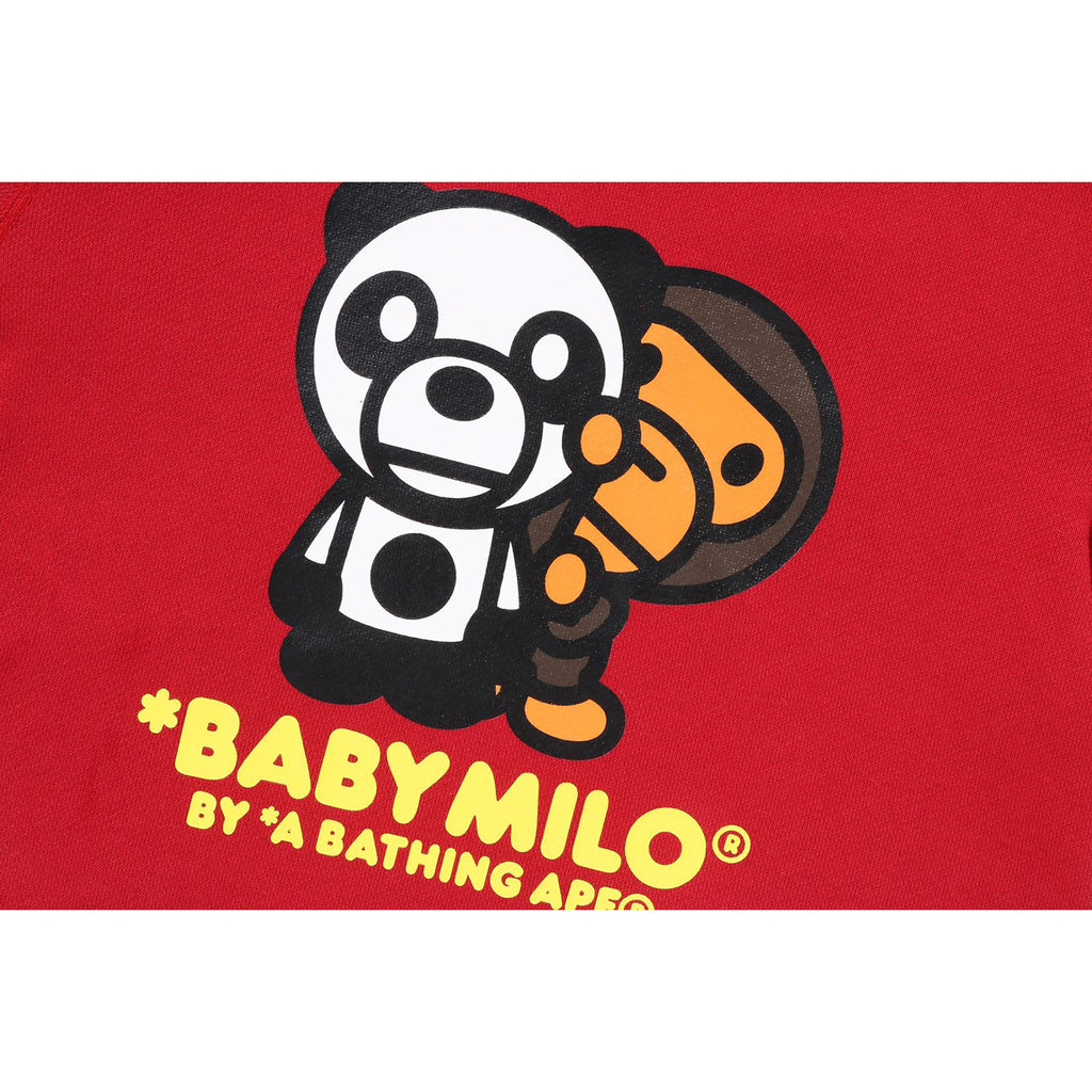 BABY MILO PANDA LAYERED PULLOVER HOODIE KIDS | us.bape.com