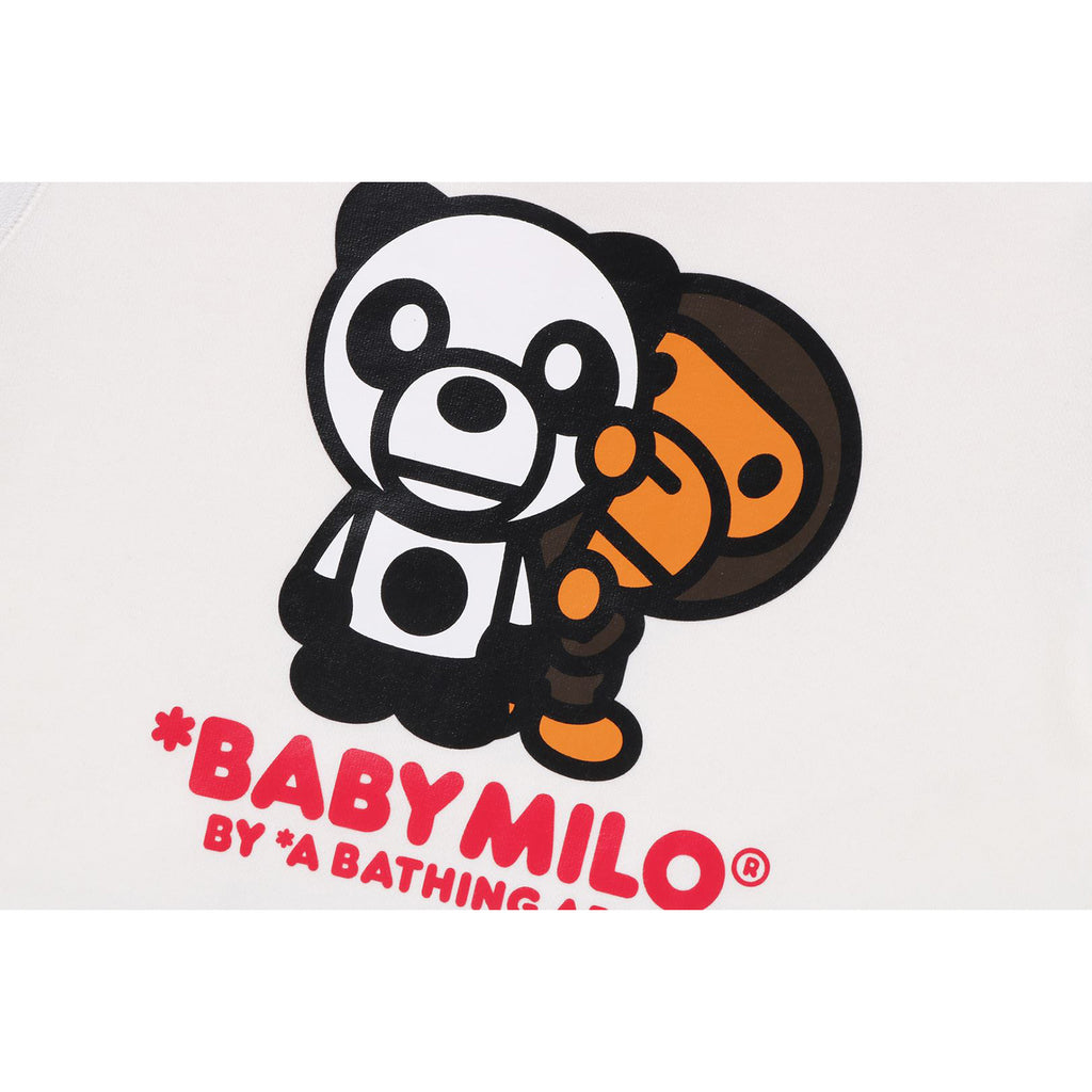 BABY MILO PANDA LAYERED PULLOVER HOODIE KIDS | us.bape.com