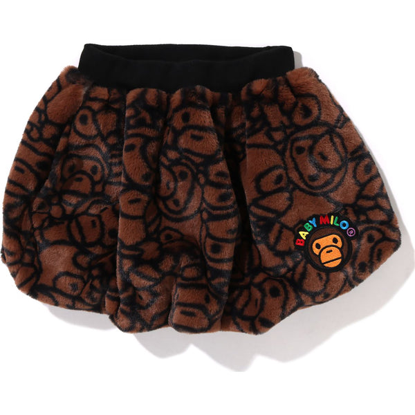 ALL BABY MILO FAUX FUR BALLOON SKIRT KIDS | us.bape.com