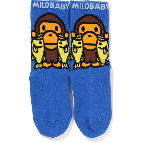 BABY MILO BLACK BASS SOCKS KIDS