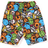 MILO ALL FRIENDS BEACH SHORTS KIDS | us.bape.com