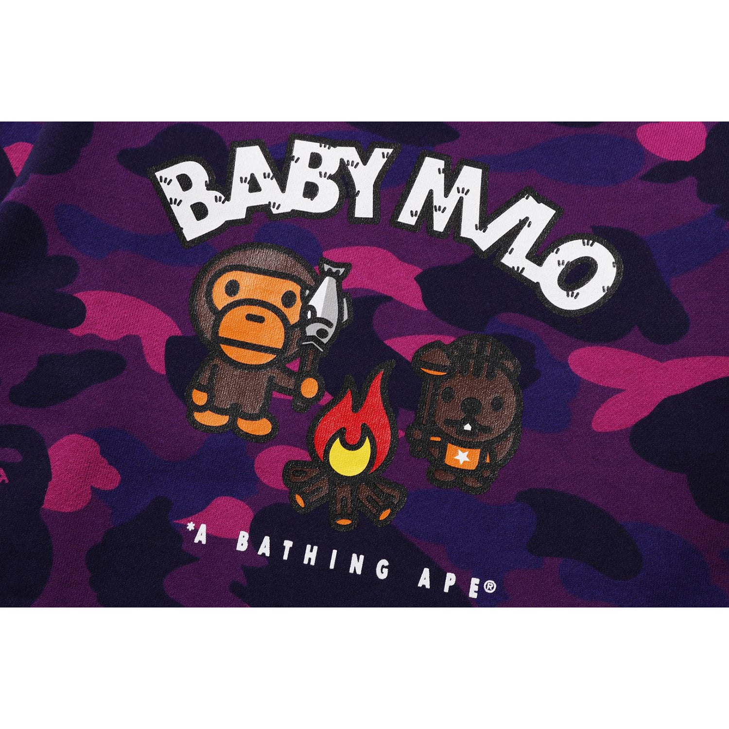 Purple Camo Bape Baby Sweatshirt For outlets Kid