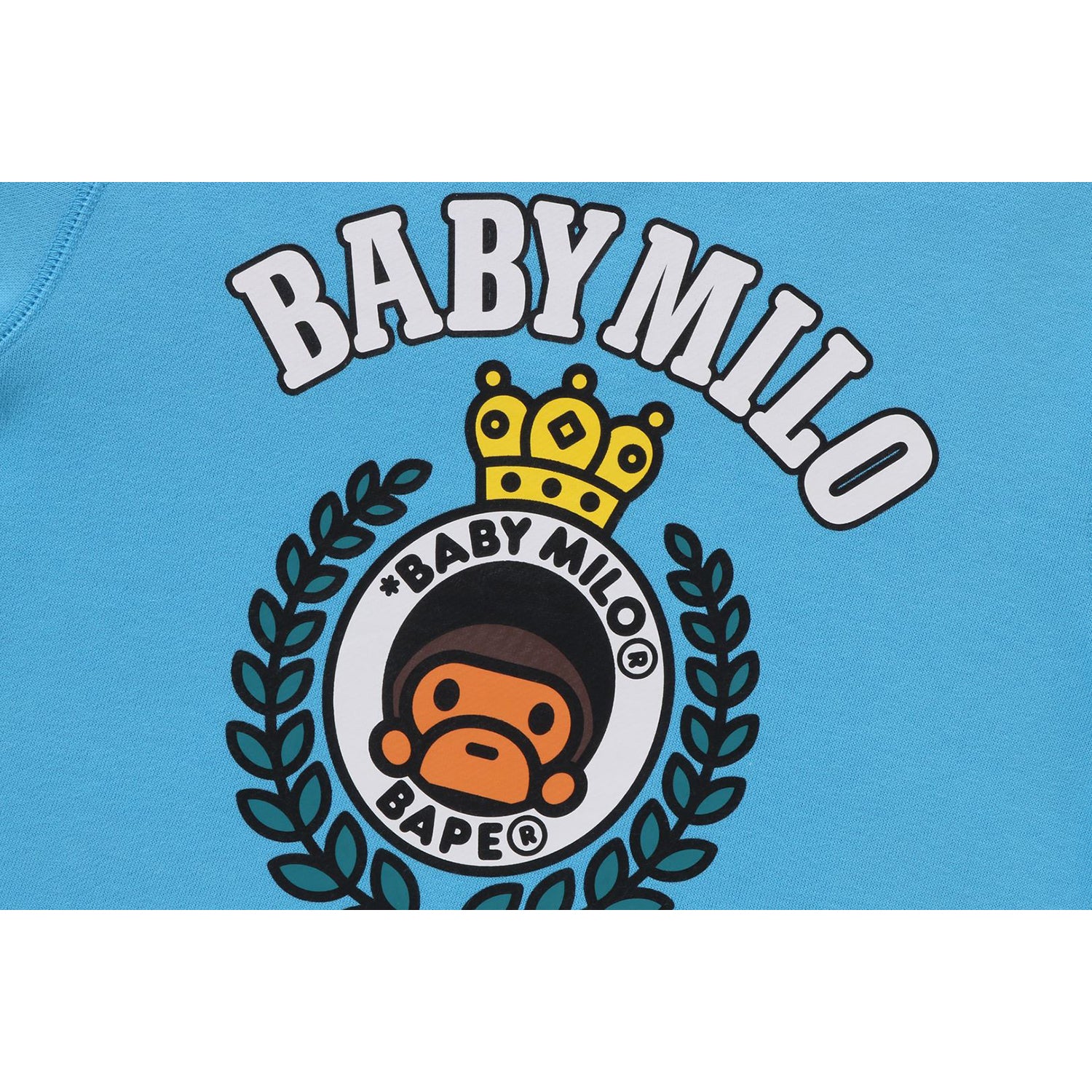 BABY MILO EMBLEM CREWNECK KIDS – us.bape.com