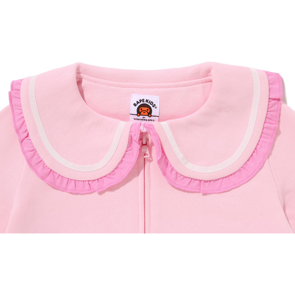 BABY MILO STRAWBERRY FRILL COLLAR ZIP JACKET KIDS