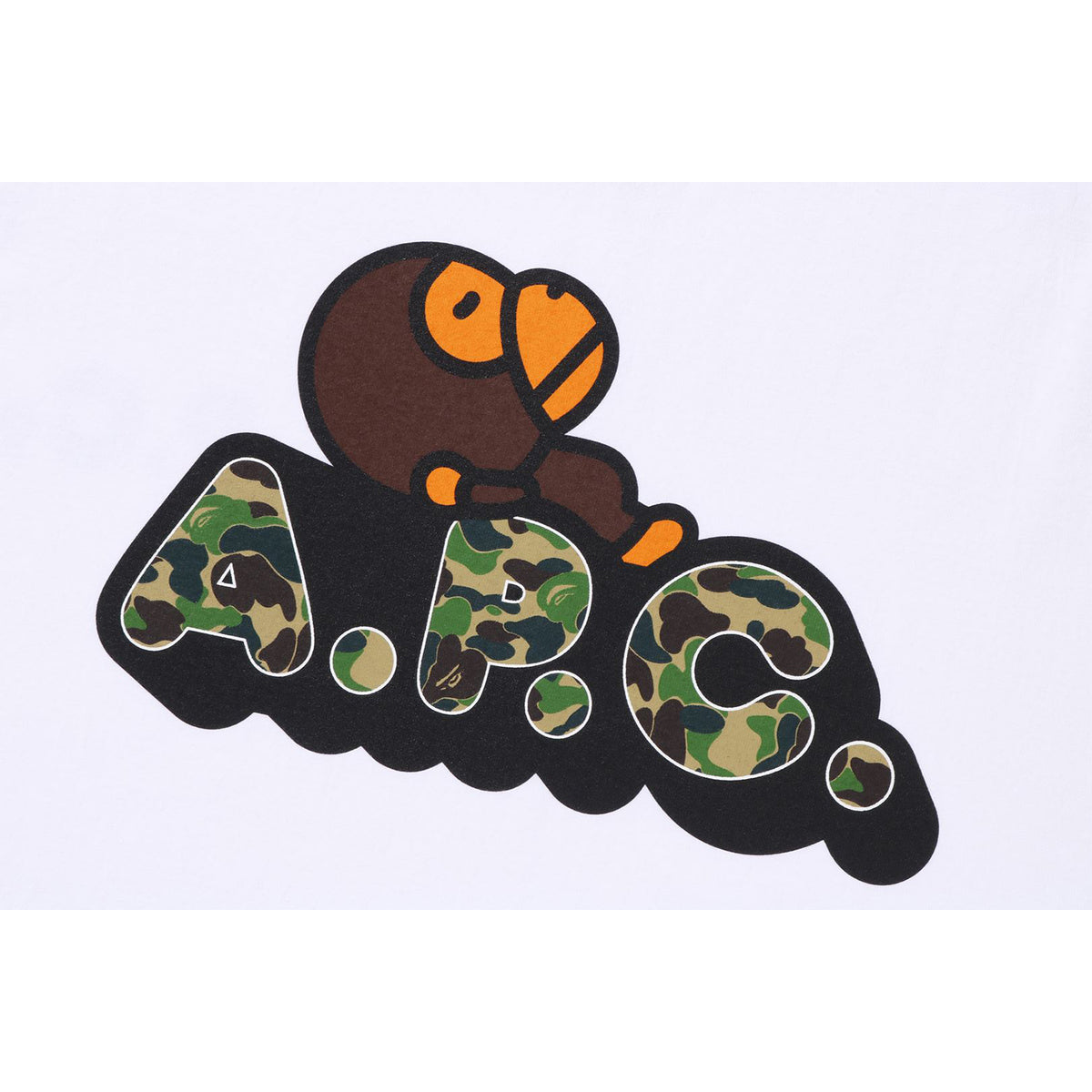 BAPE X A.P.C. MILO ON APC WIDE TEE LADIES