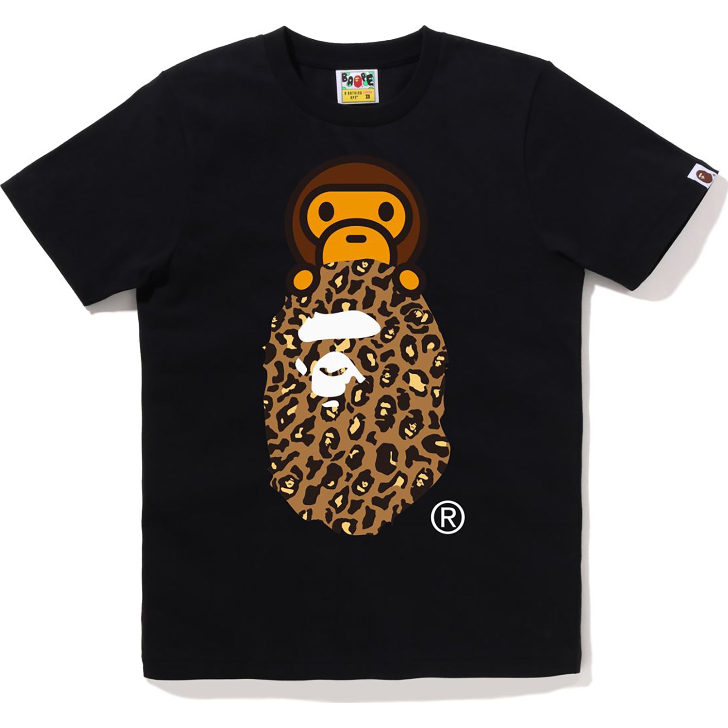 BAPE LEOPARD MILO ON APE HEAD TEE LADIES – us.bape.com