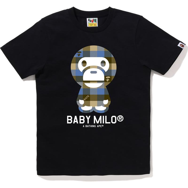 BLOCK CHECK BABY MILO TEE LADIES
