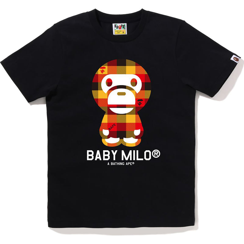 BLOCK CHECK BABY MILO TEE LADIES