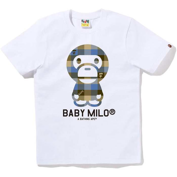 BLOCK CHECK BABY MILO TEE LADIES