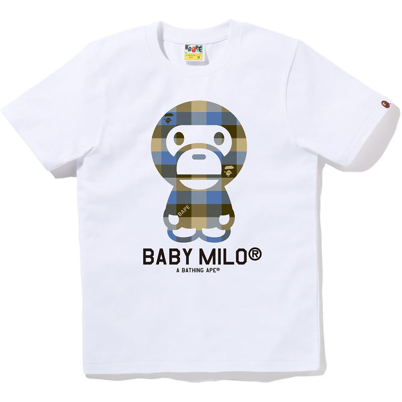 BLOCK CHECK BABY MILO TEE LADIES