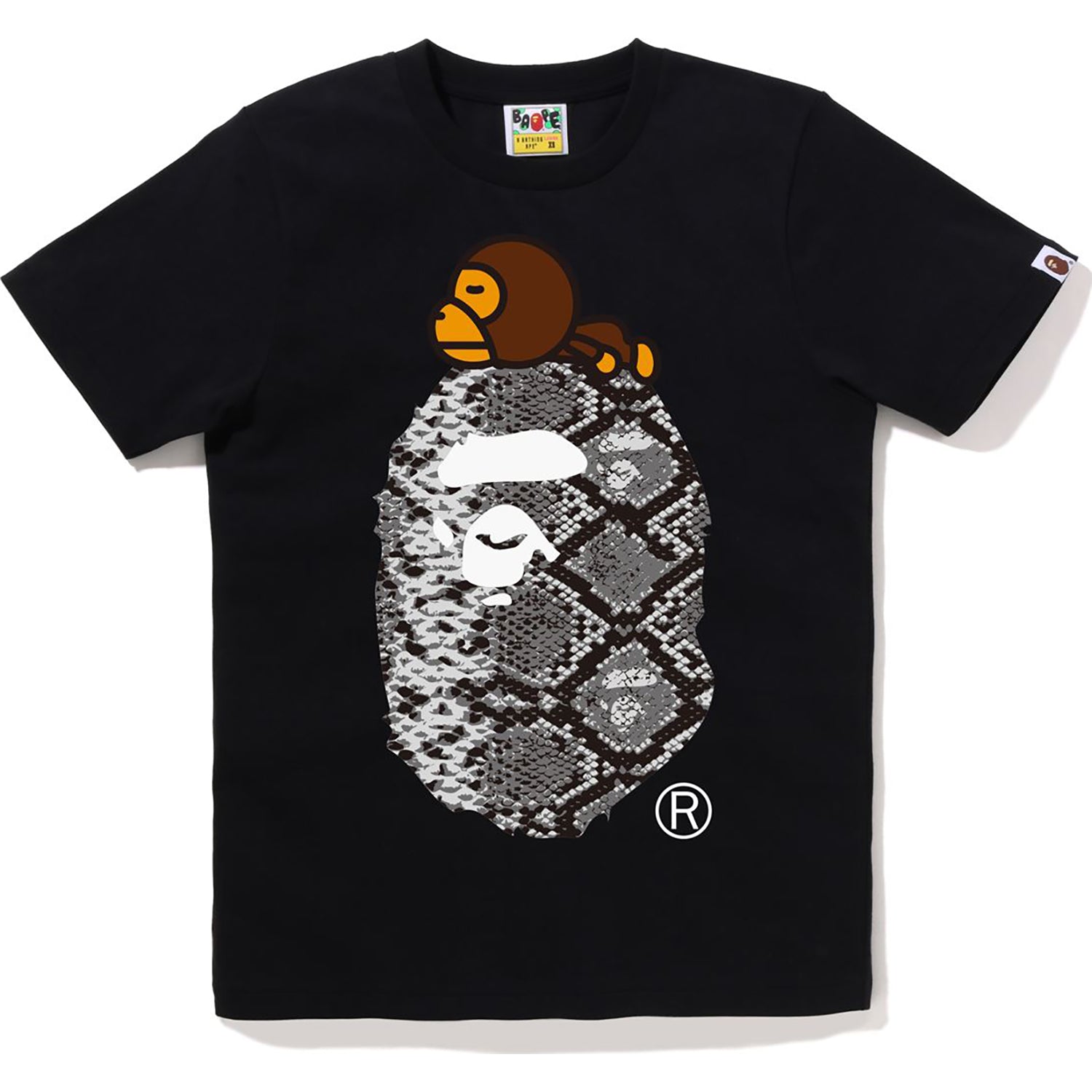 BAPE SNAKE MILO ON BIG APE TEE LADIES