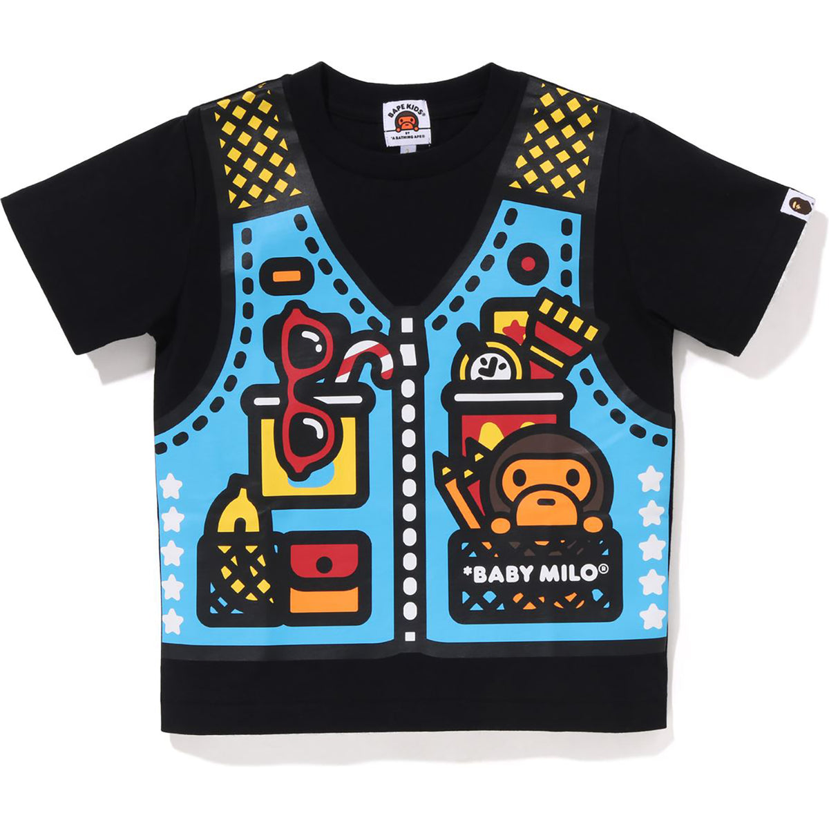 BABY MILO FISHING VEST PRINT TEE KIDS