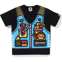 BABY MILO FISHING VEST PRINT TEE KIDS