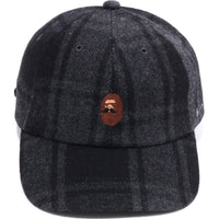 MR. BATHING APE FLANNEL CHECK CAP MENS