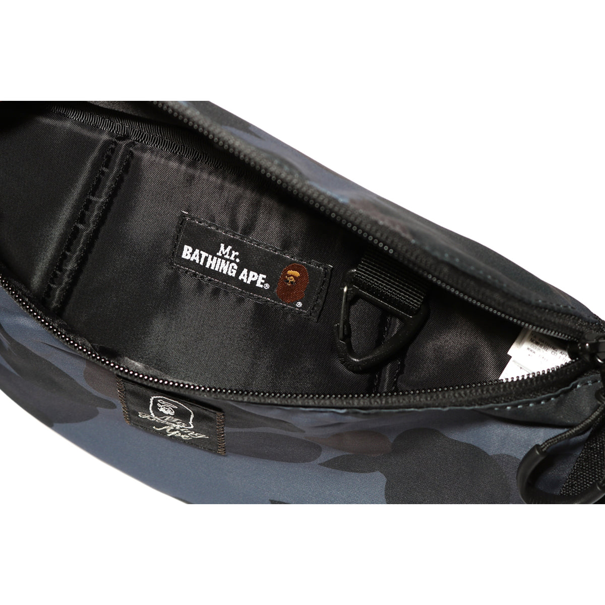 MR. BATHING APE CAMO WAIST BAG MENS