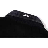 MR. BATHING APE FLANNEL CHECK WIDE FIT SHIRT MENS