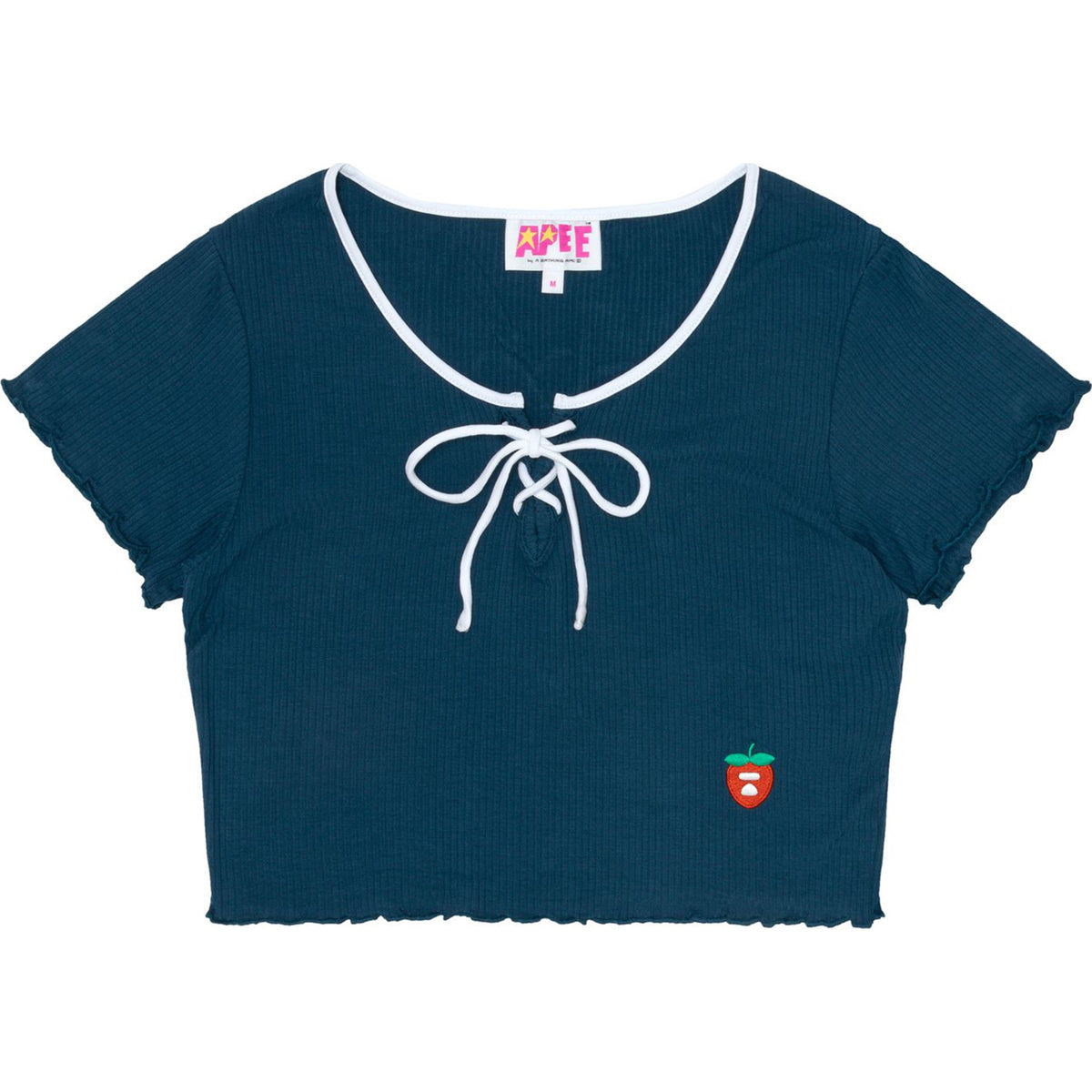 APEE LACE-UP CROPPED TOP LADIES