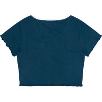APEE LACE-UP CROPPED TOP LADIES