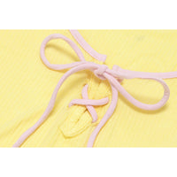 APEE LACE-UP CROPPED TOP LADIES