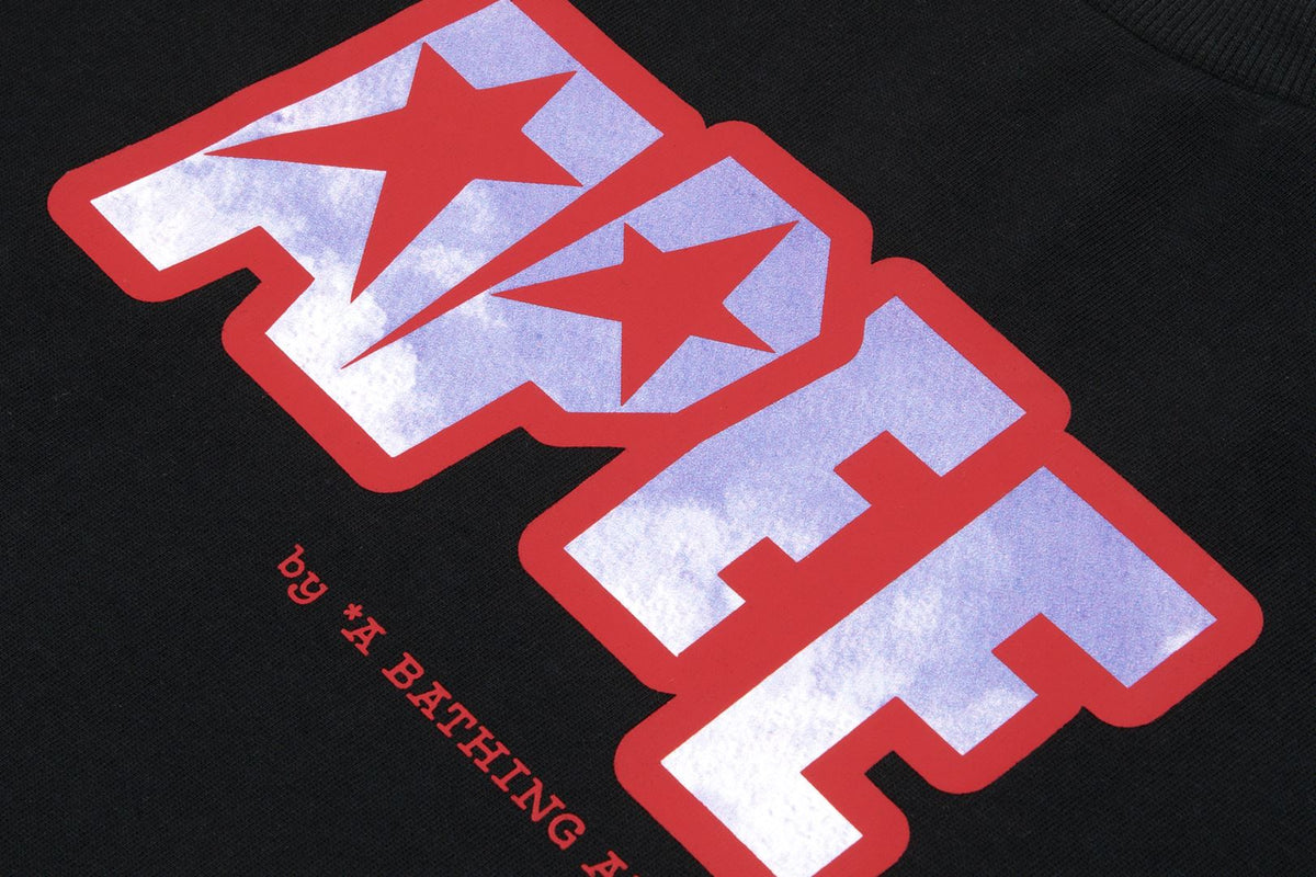 APEE LOGO PRINTED CROP TEE LADIES