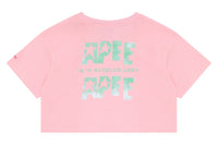 APEE LOGO PRINTED CROP TEE LADIES