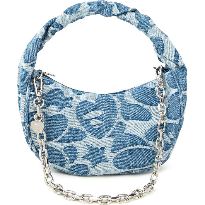 PATTERN DENIM HANDBAG LADIES