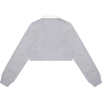 APEE CROPPED POLO SWEATSHIRT LADIES