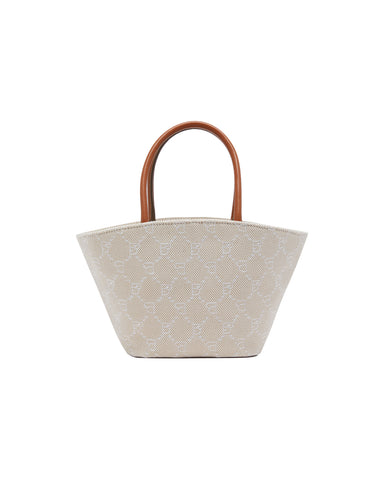 Lara Monogram Satchel Bag