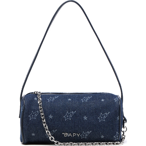 BAPY MONOGRAM DENIM BAG LADIES
