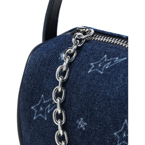 BAPY MONOGRAM DENIM BAG LADIES
