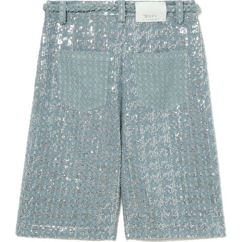 BAPY SEQUINS DENIM CULOTTE LADIES