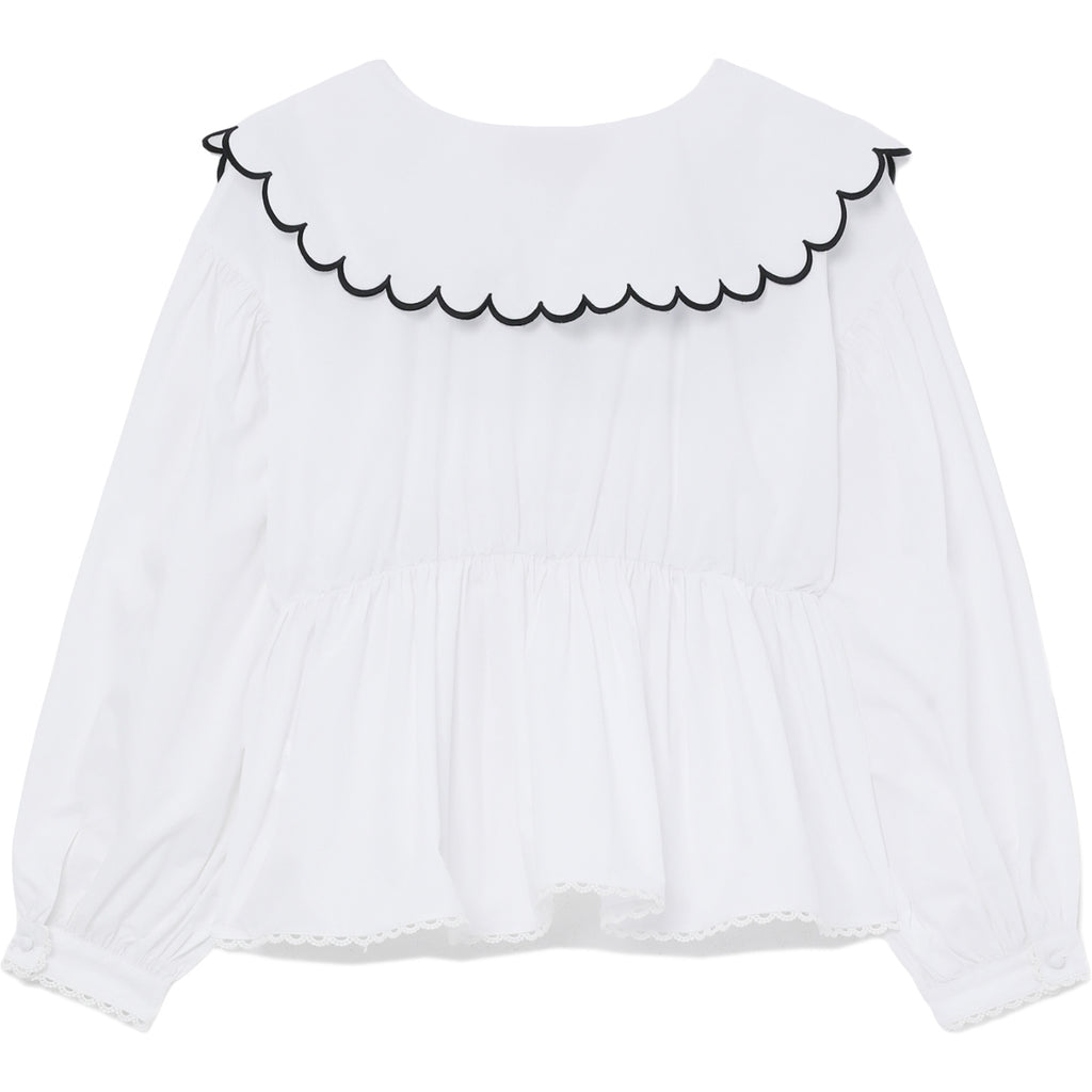 BAPY LACE COLLAR TOP LADIES