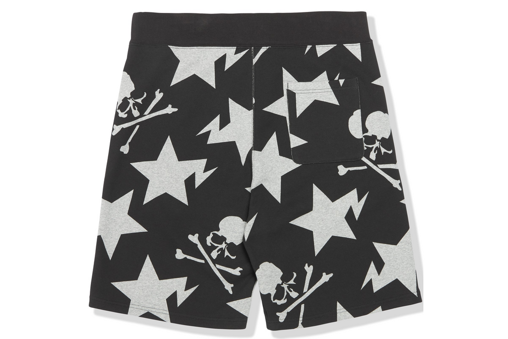 MM BAPE 11TH ANNIV. STA PATTERN SWEAT SHORTS MENS