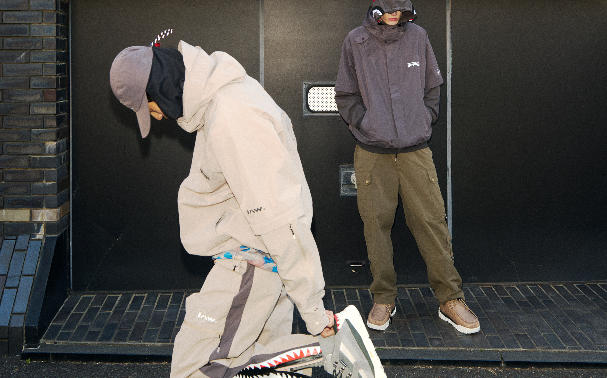 BAPE streetwear look
